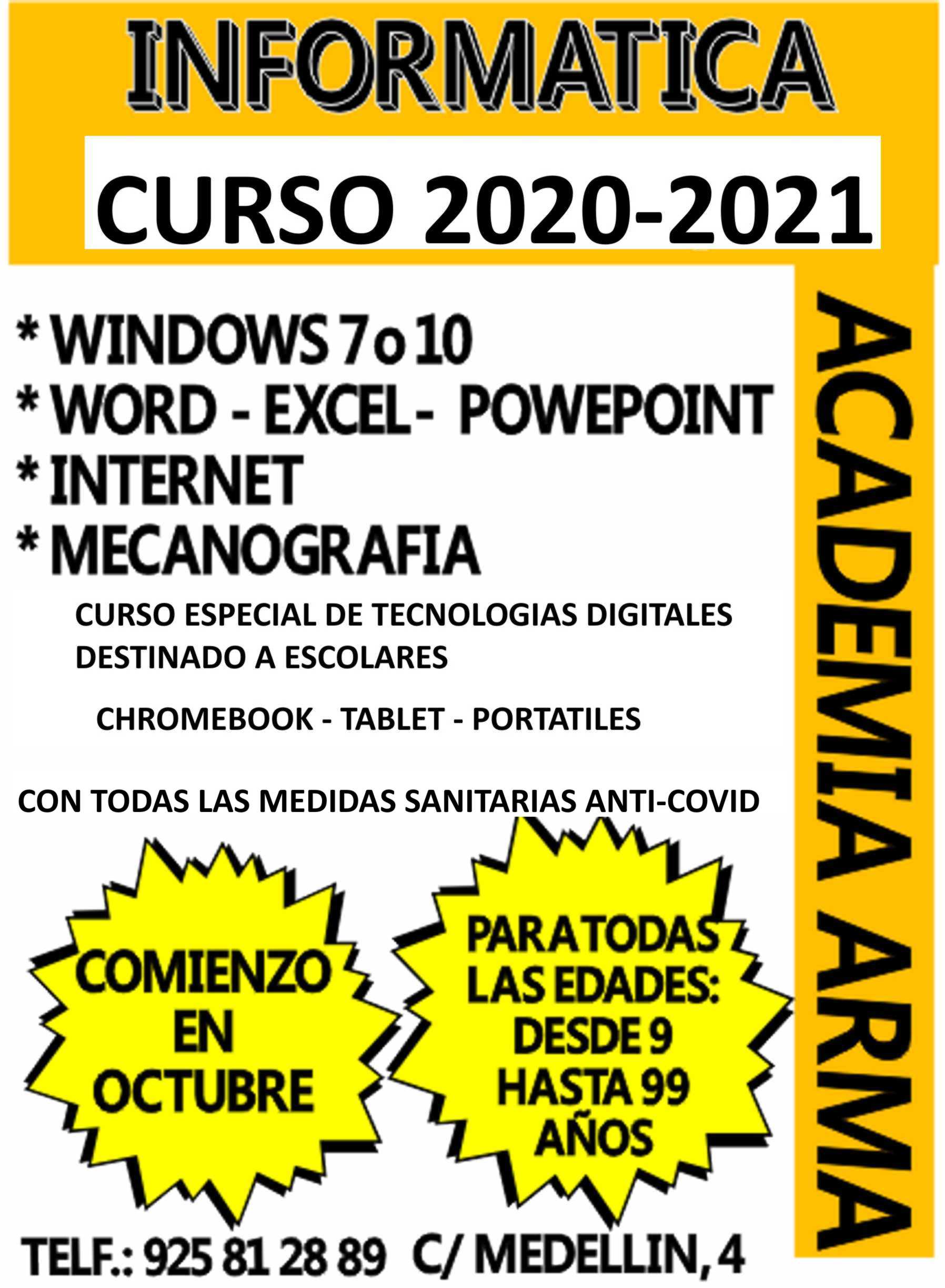 Inicio INFORMATICA 2019 19 300 - Inicio