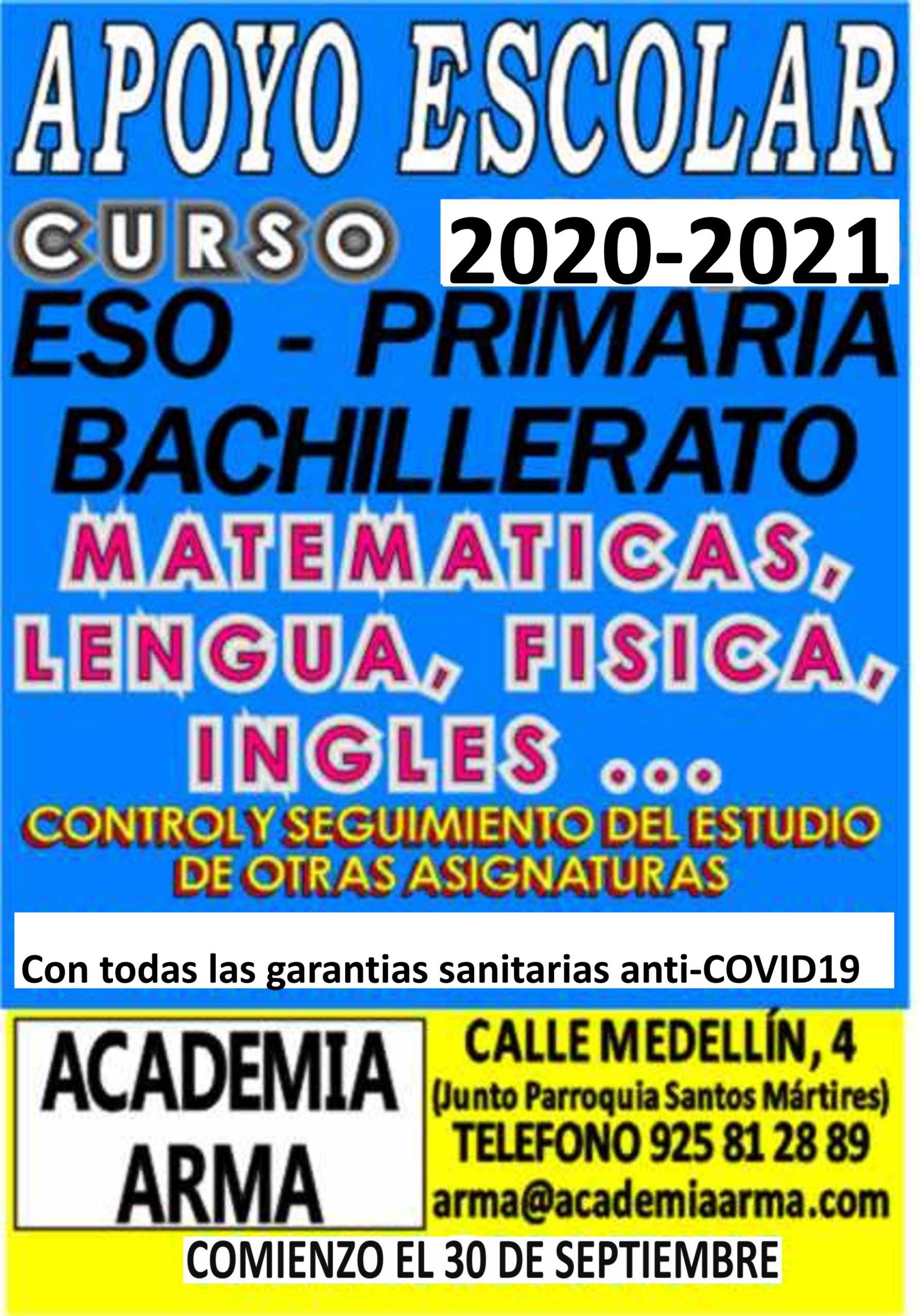 Inicio apoyo 20 21 - Inicio