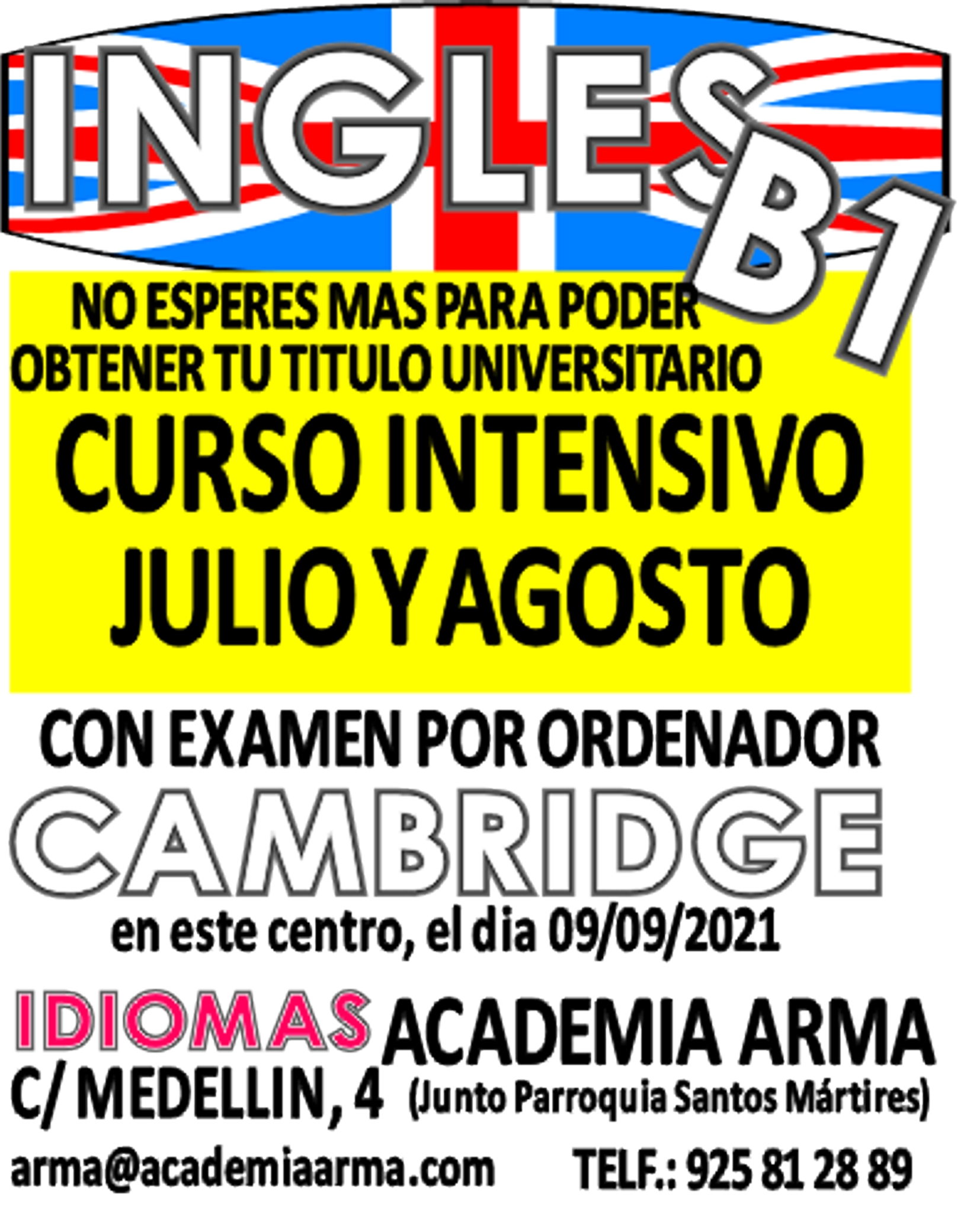 Inicio B1 INTENSIVO VER 21 - Inicio