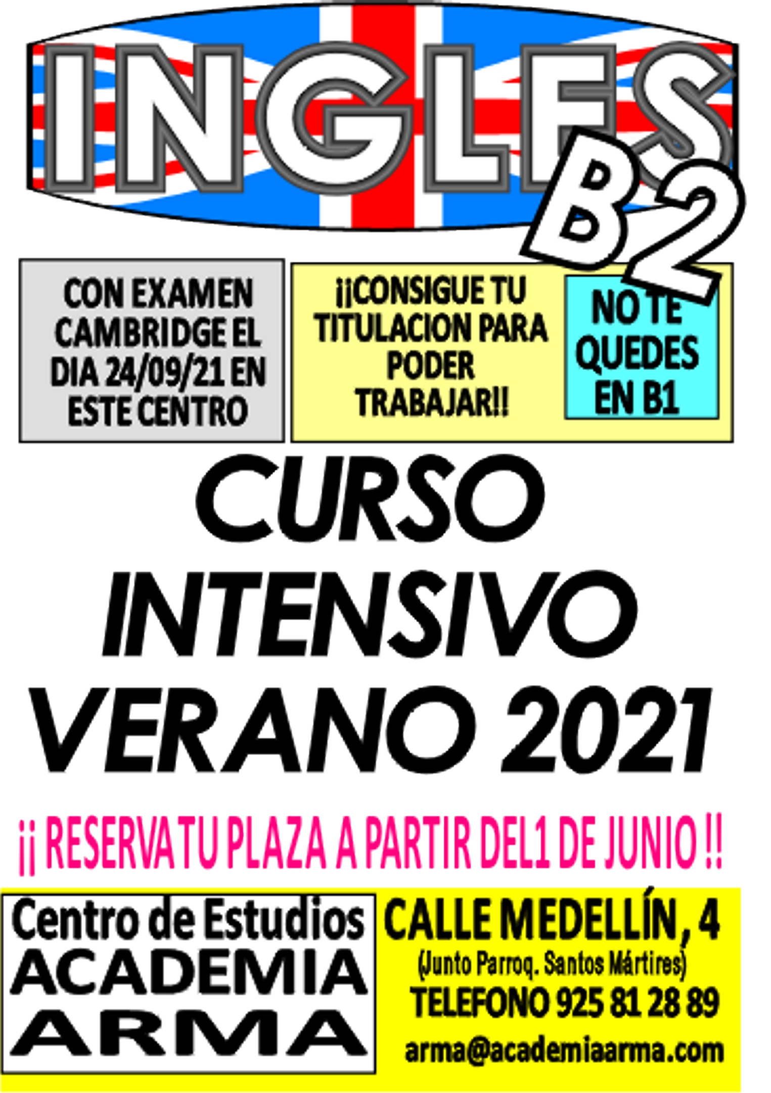 Inicio B2 INTENSIVO VER 21 - Inicio