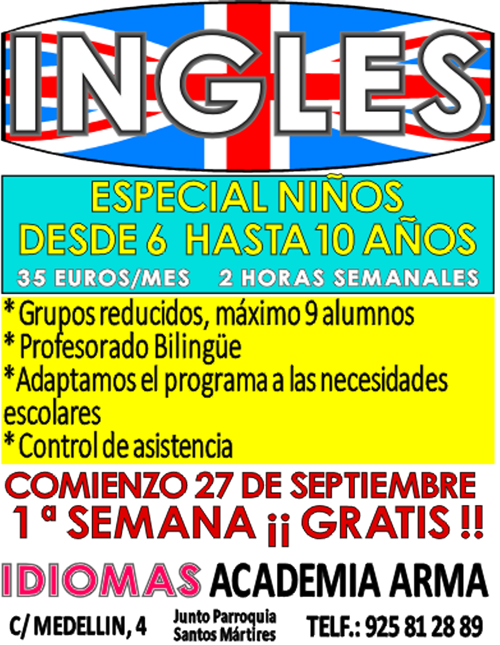 Formación INGLES BABY 22 23 300 - Formación