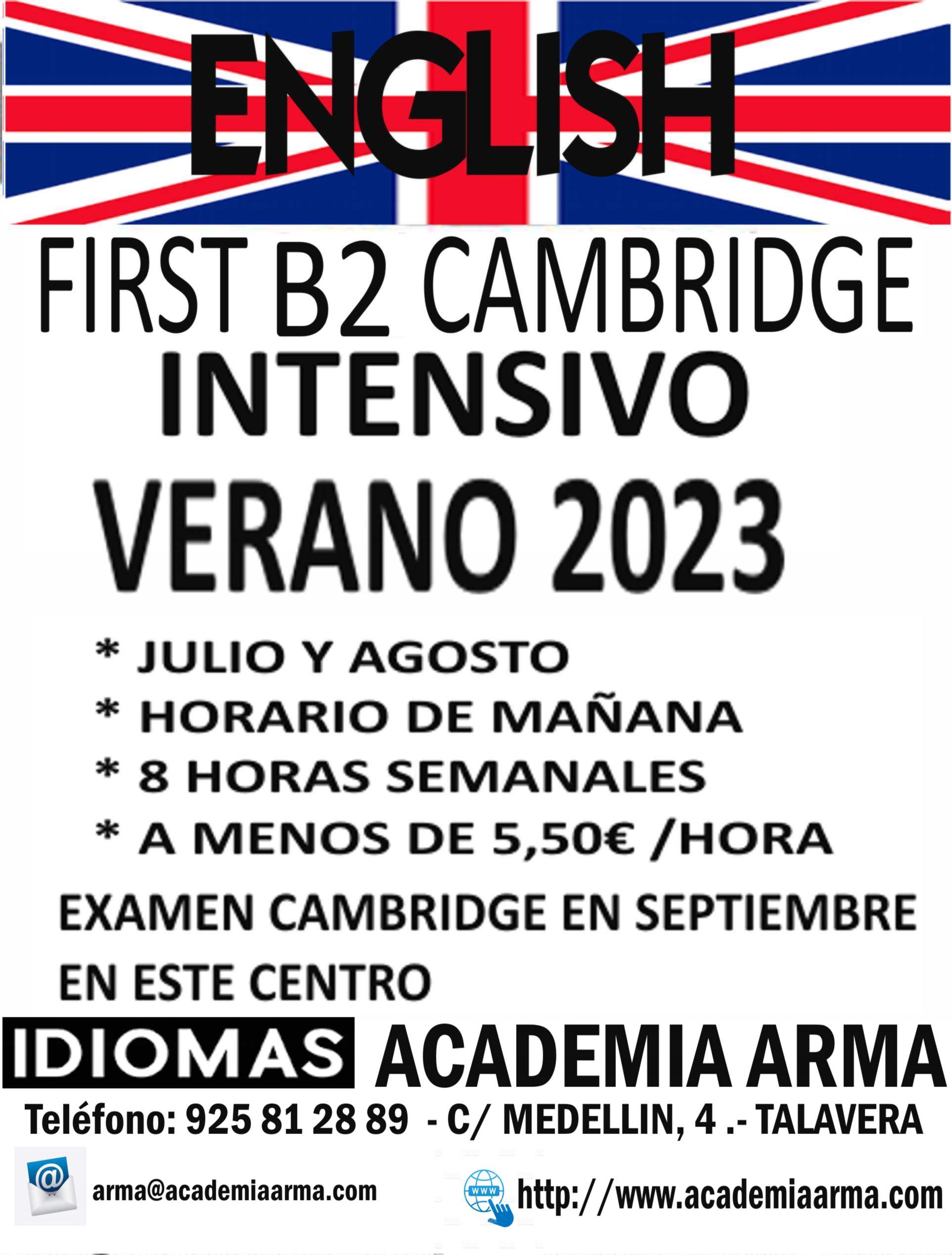 B2 INTENSIVO VERANO 2023 - Formación