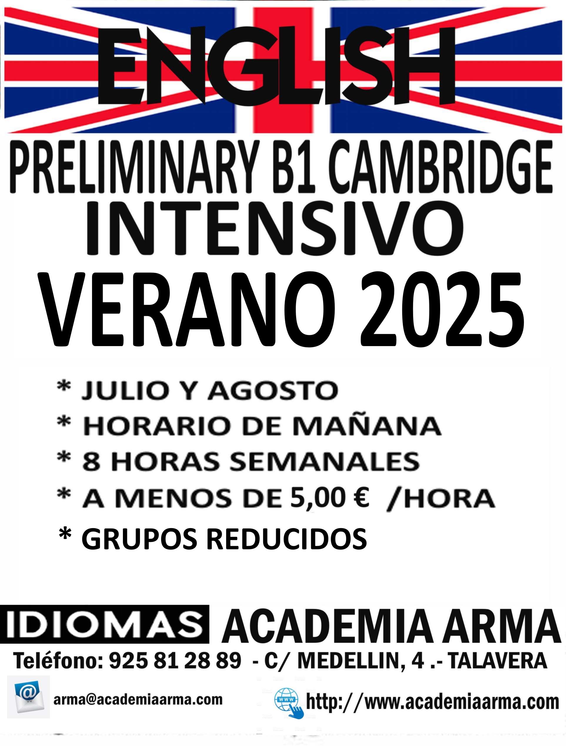 B1 INTENSIVO VERANO 2025 - Inicio