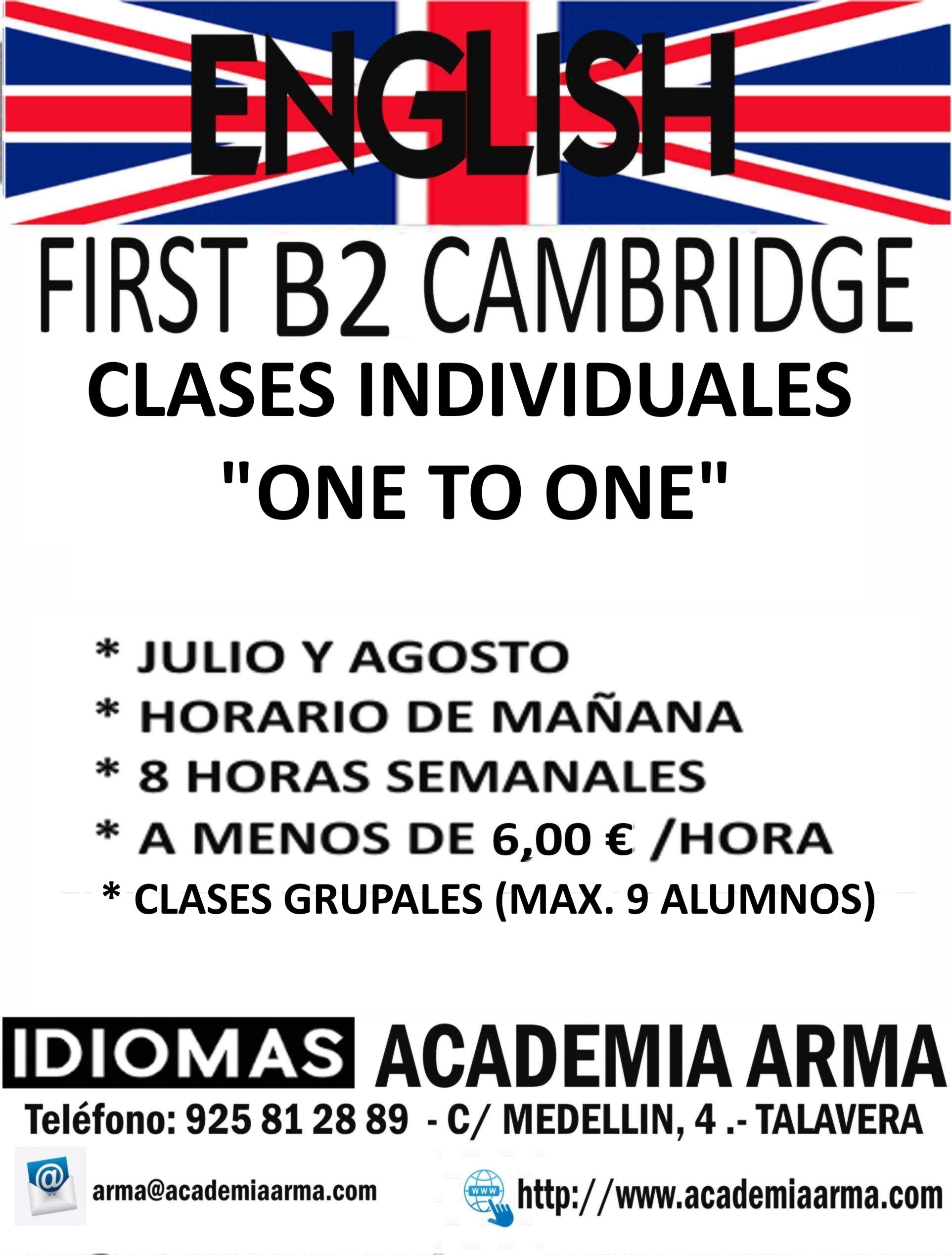 B2 INTENSIVO VERANO 2025 - Inicio